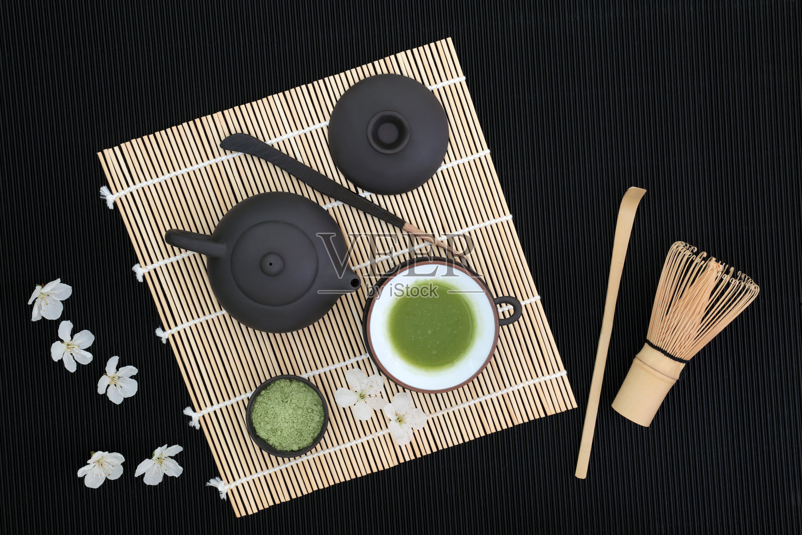 抹茶绿茶仪式照片摄影图片