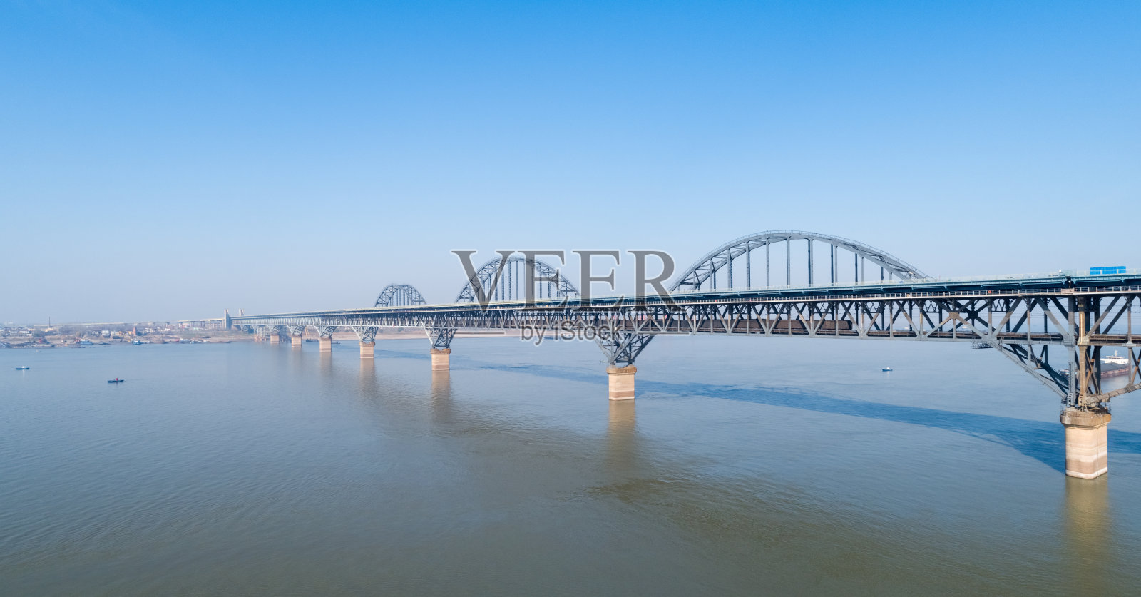 九江长江大桥照片摄影图片