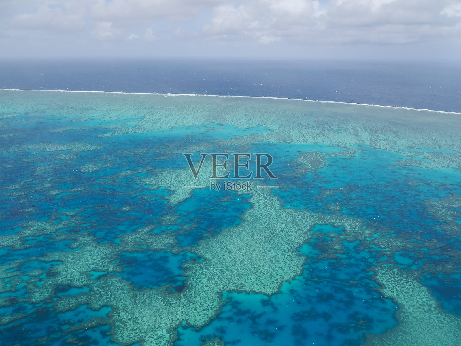 大堡礁飞行照片摄影图片