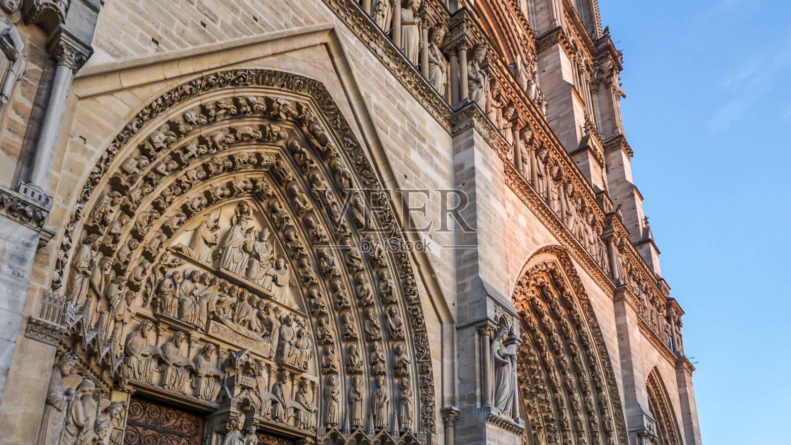 巴黎圣母院，法国照片摄影图片