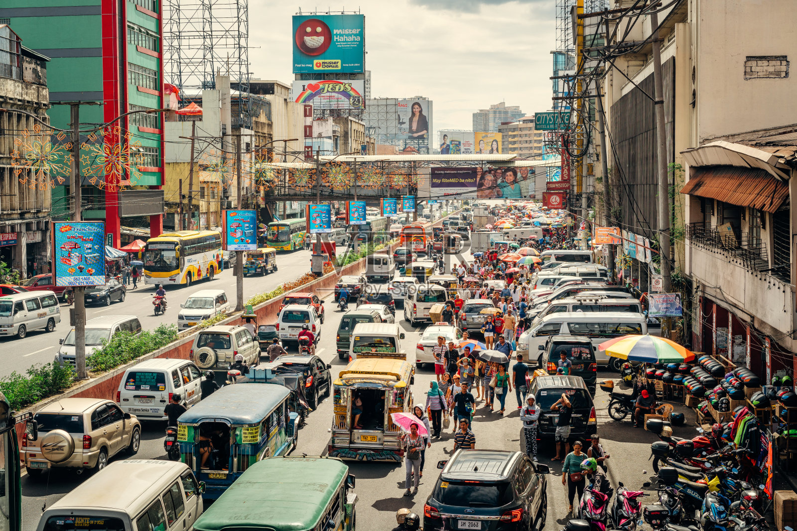 菲律宾马尼拉的交通照片摄影图片
