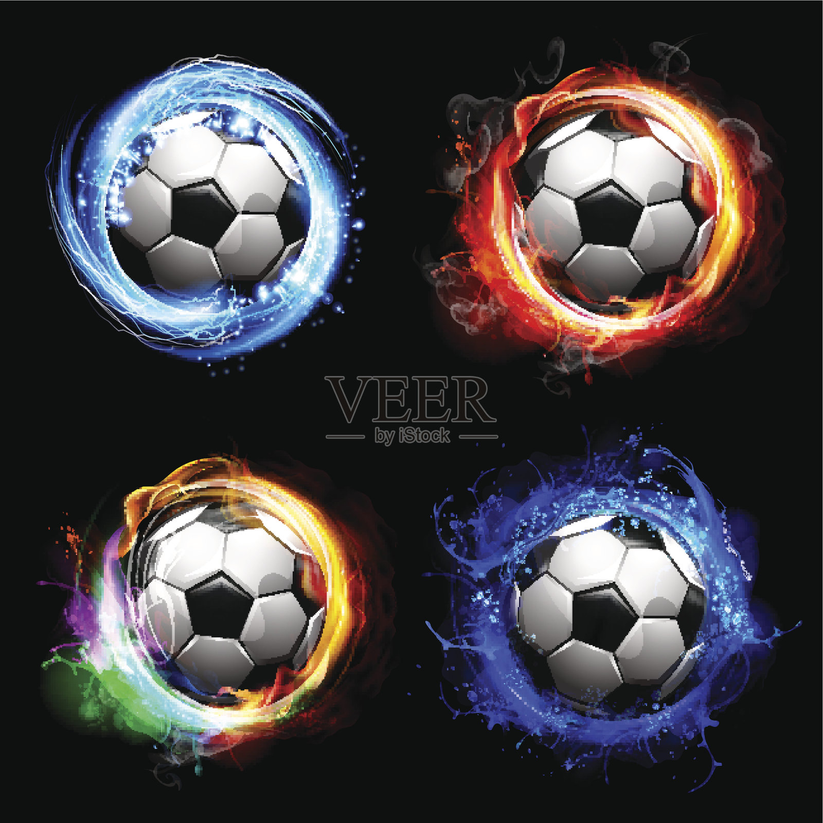 足球balls-special效果插画图片素材