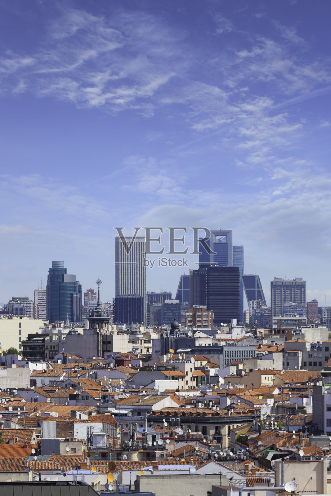 马德里城市景观照片摄影图片