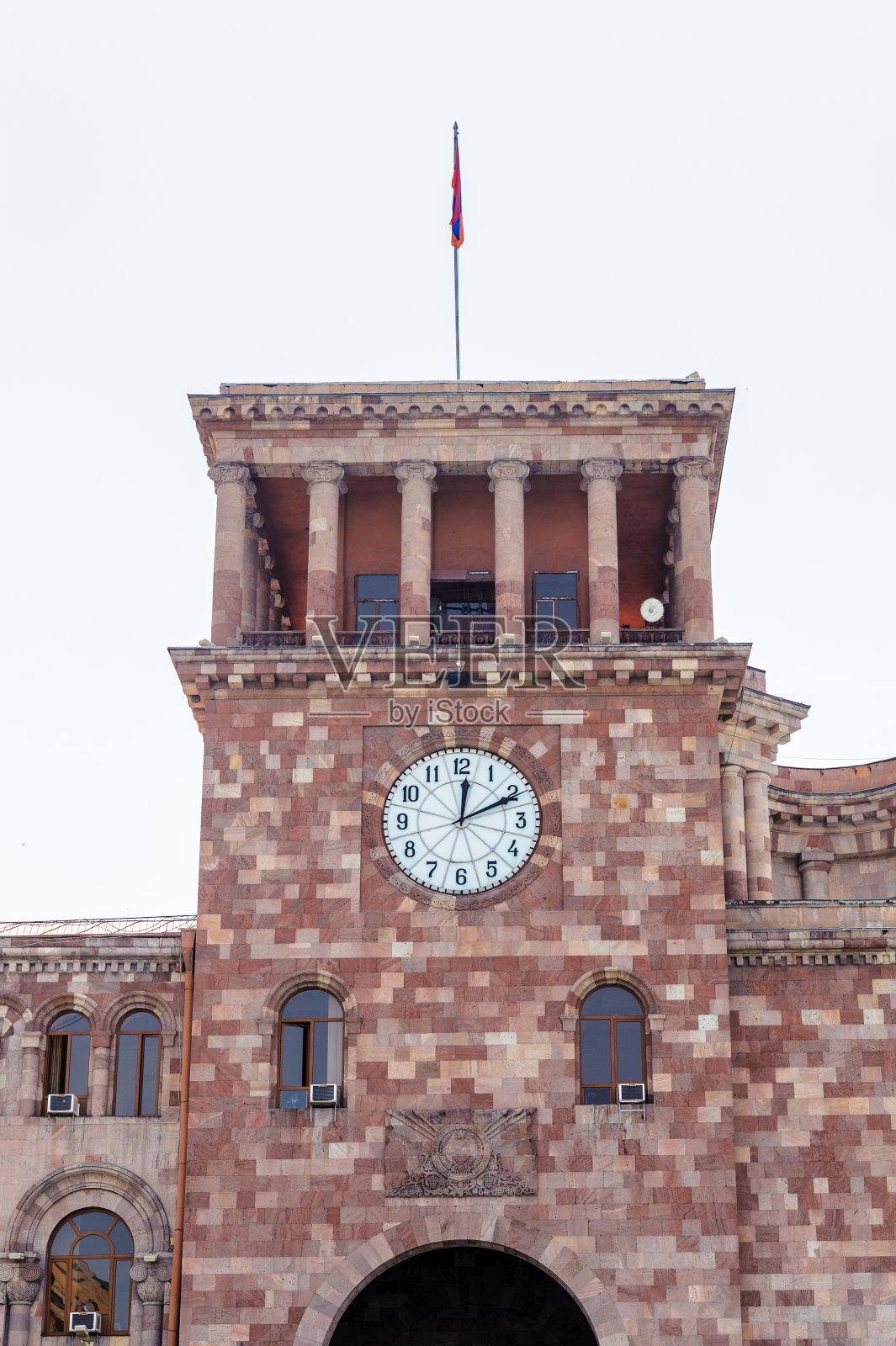 位于共和国广场中心的政府屋。共和国广场是亚美尼亚首都埃里温的主要广场照片摄影图片