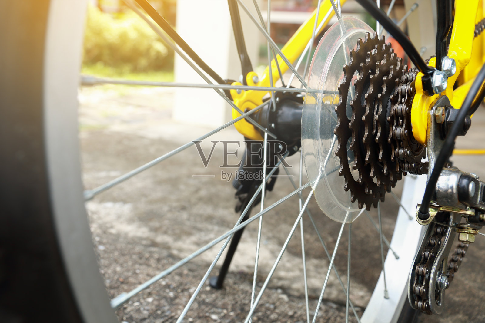 自行车齿轮照片摄影图片