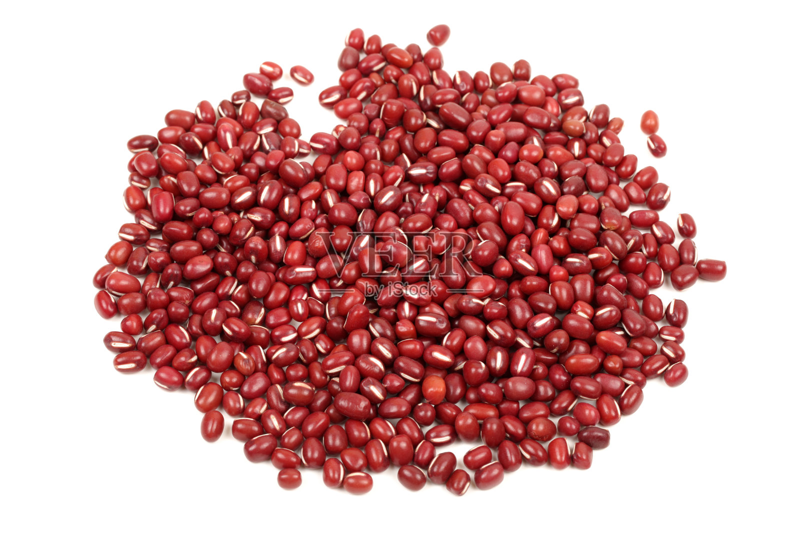 红豆，白底红豆照片摄影图片
