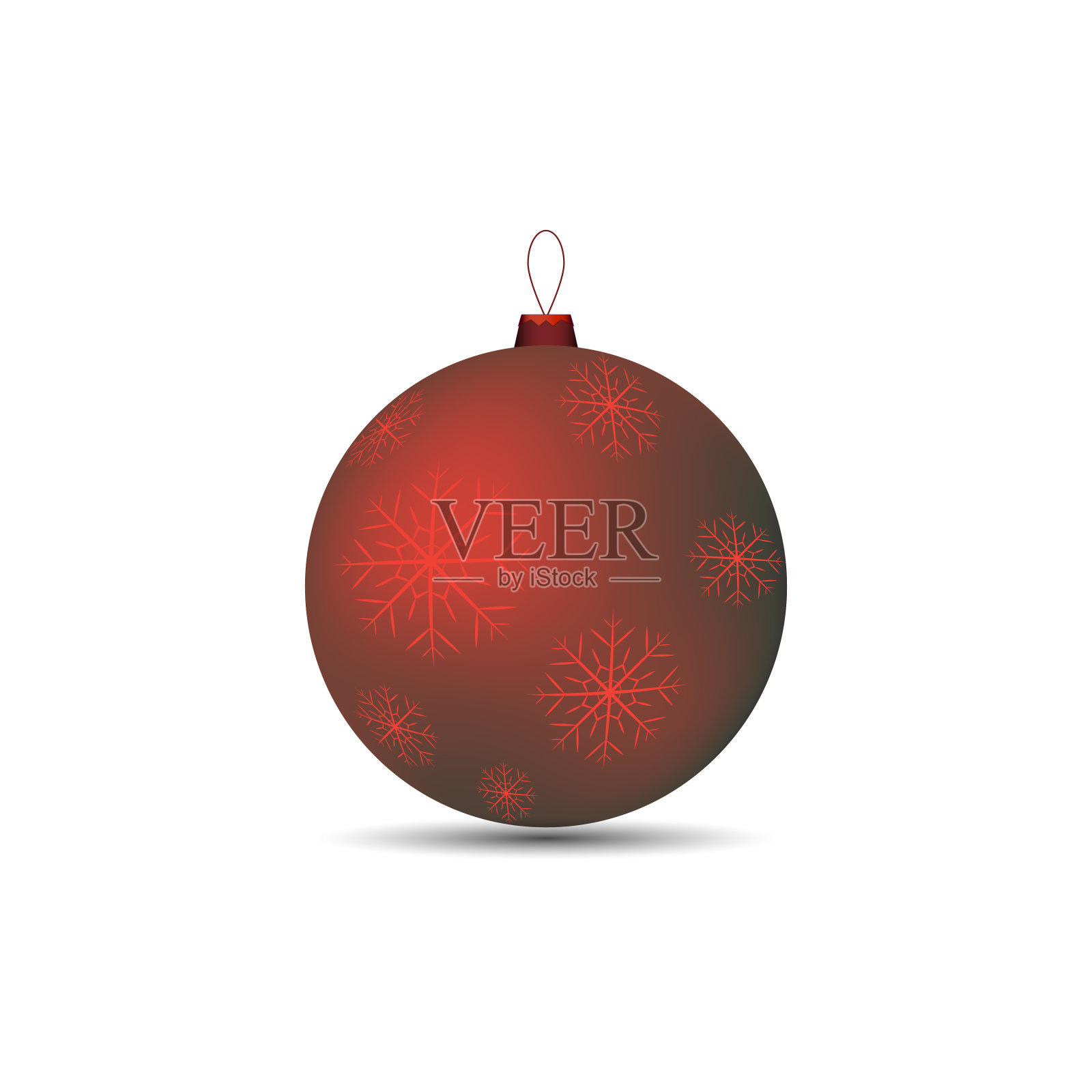 圣诞树玩具球明亮的EPS 10设计元素图片