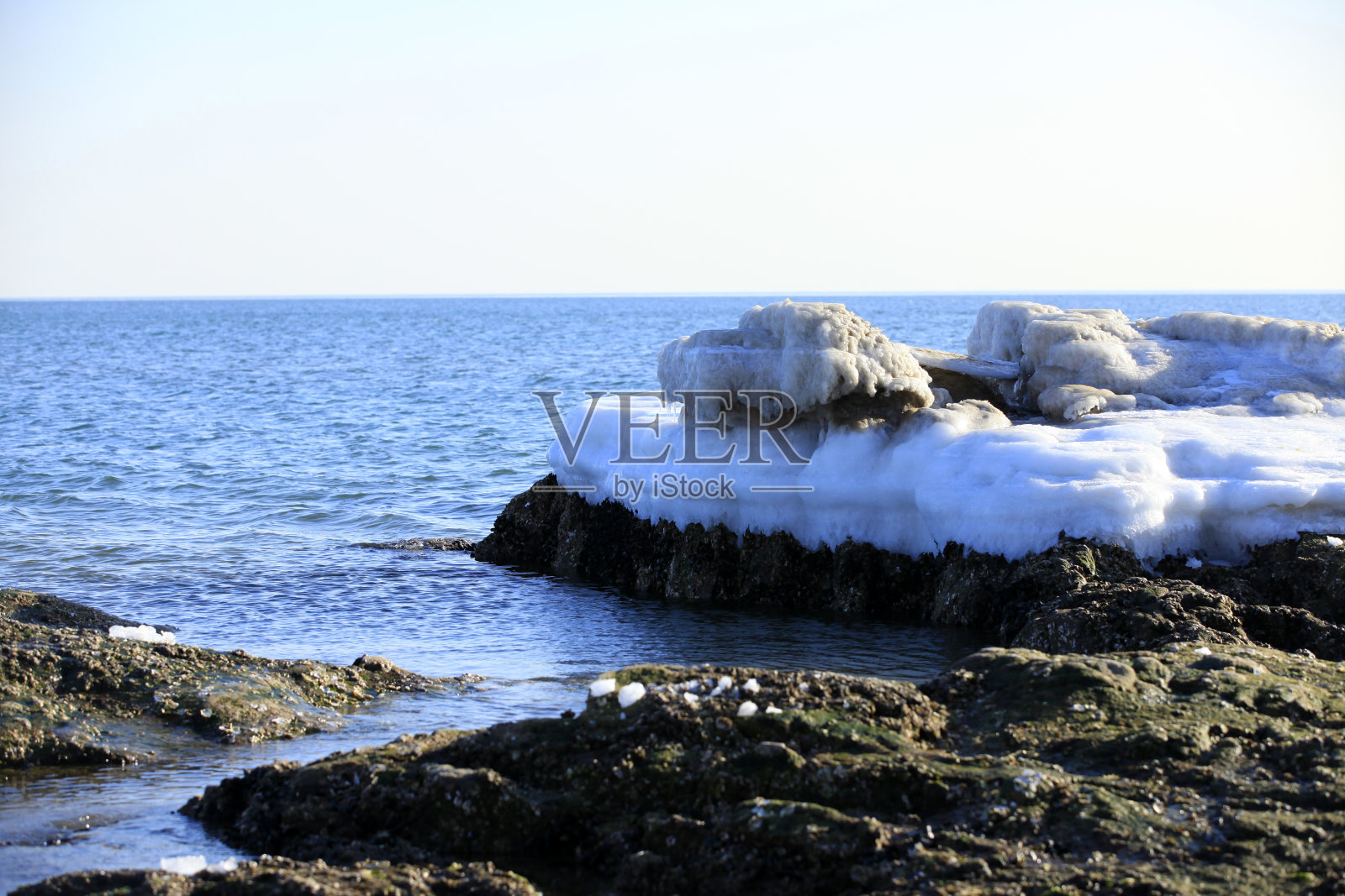 冬季海滨风景照片摄影图片