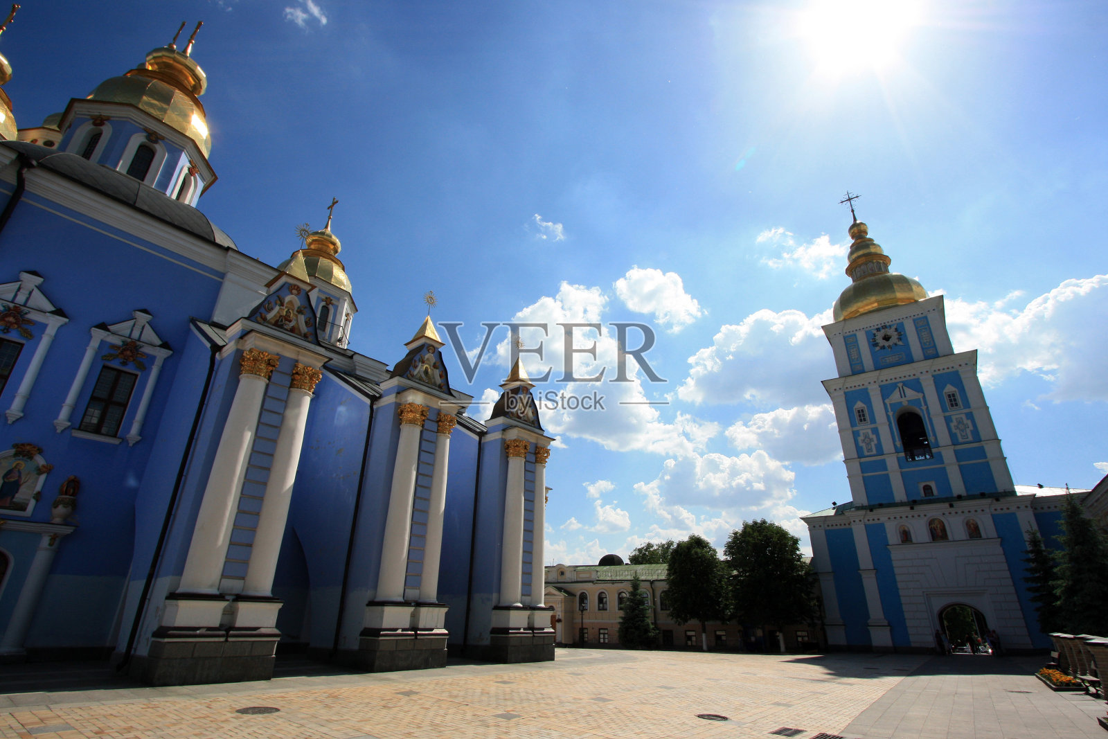 基辅的圣迈克尔金圆顶修道院照片摄影图片