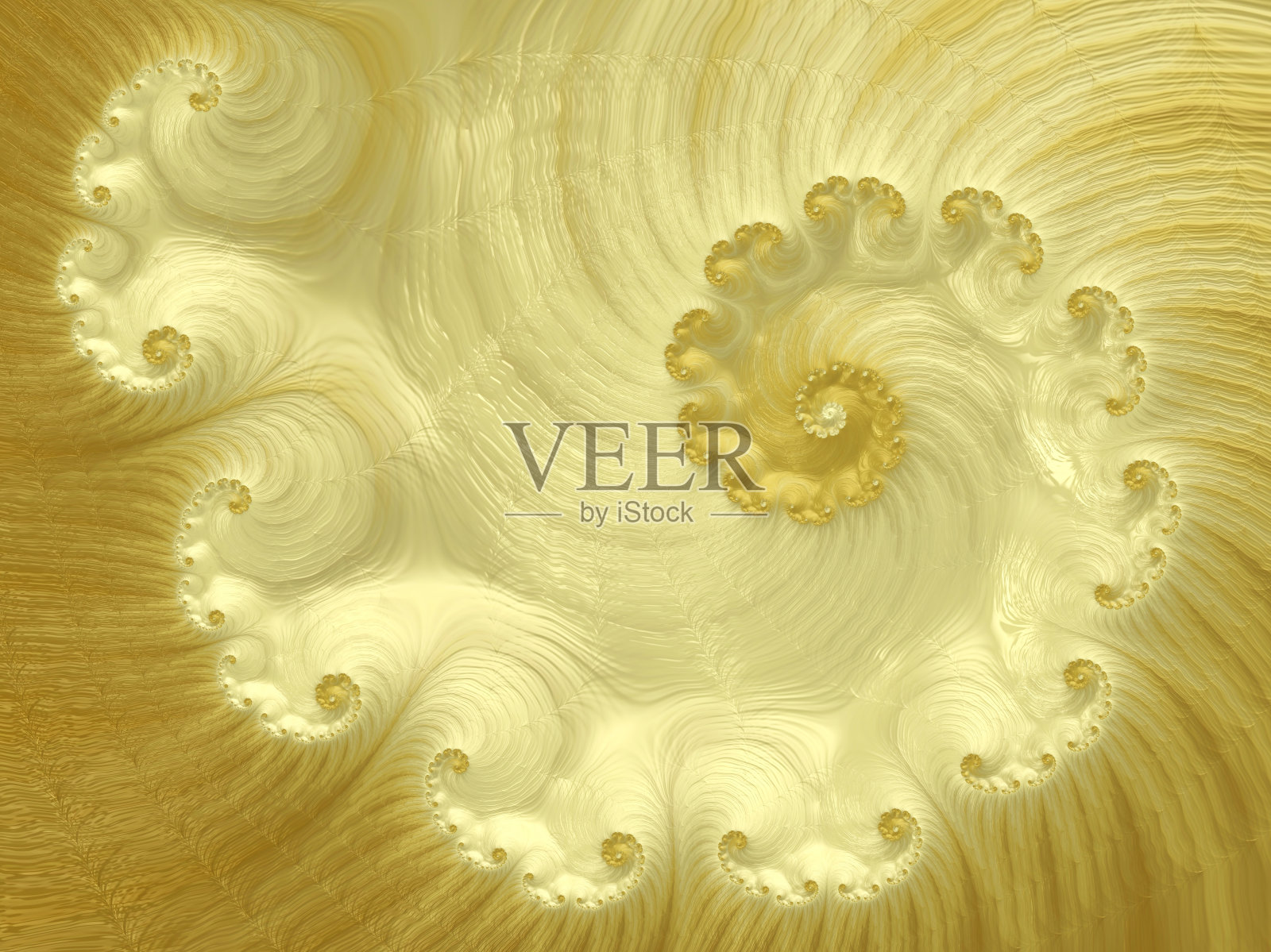 金色螺旋抽象奢侈光泽的金色漩涡图案插画图片素材