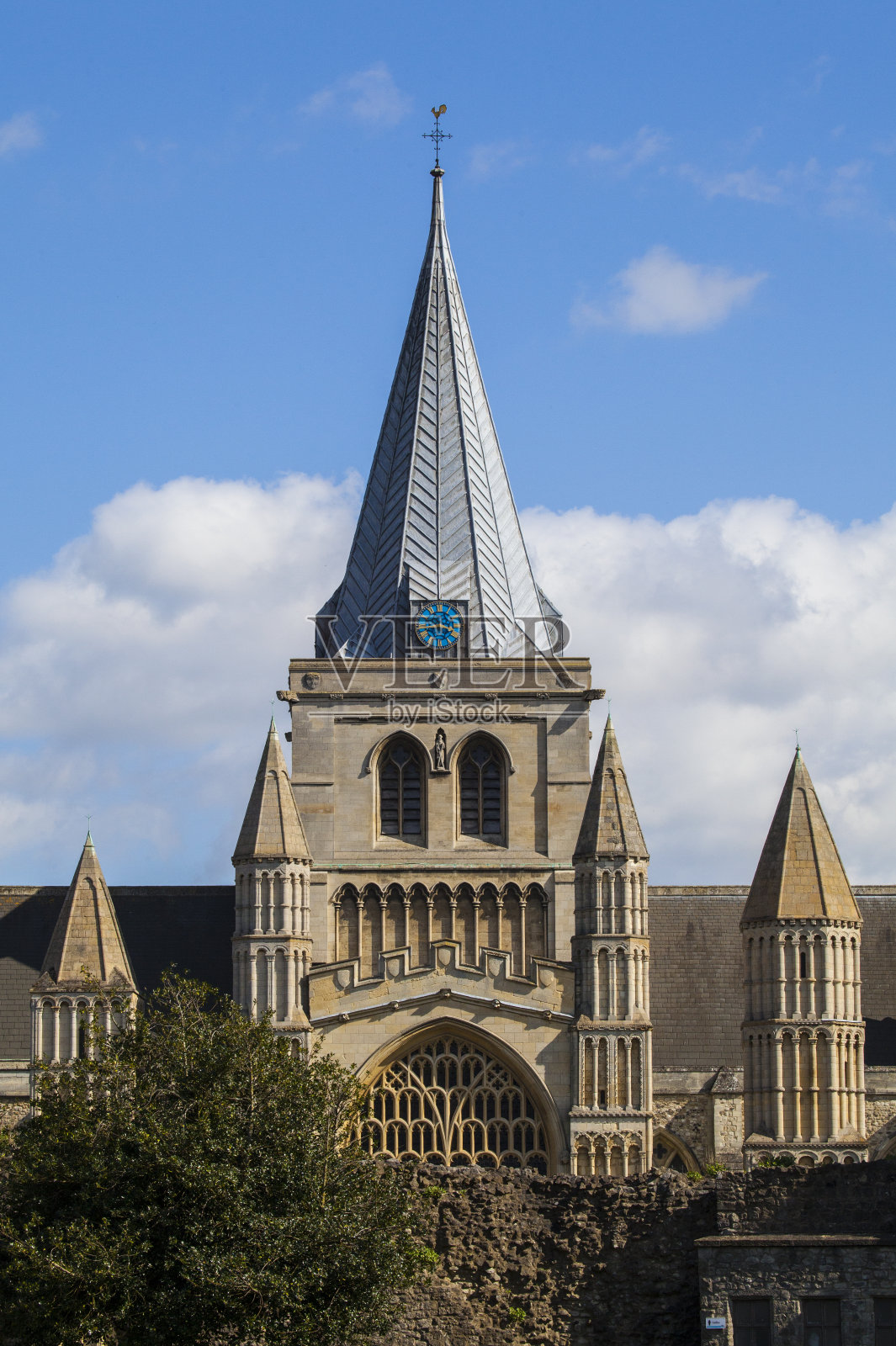 英国肯特郡的罗切斯特大教堂照片摄影图片