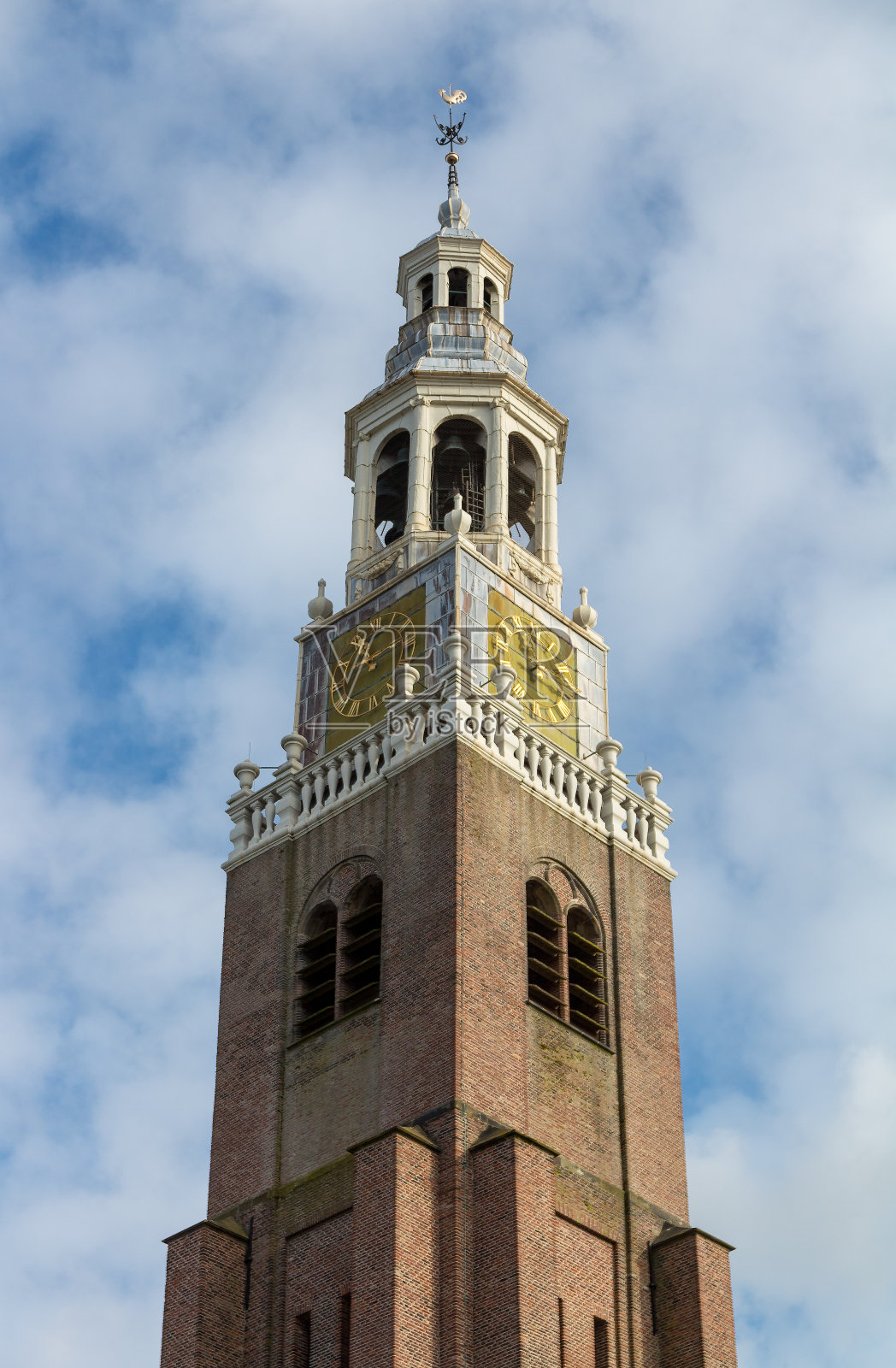 荷兰马萨斯大教堂的塔尖照片摄影图片