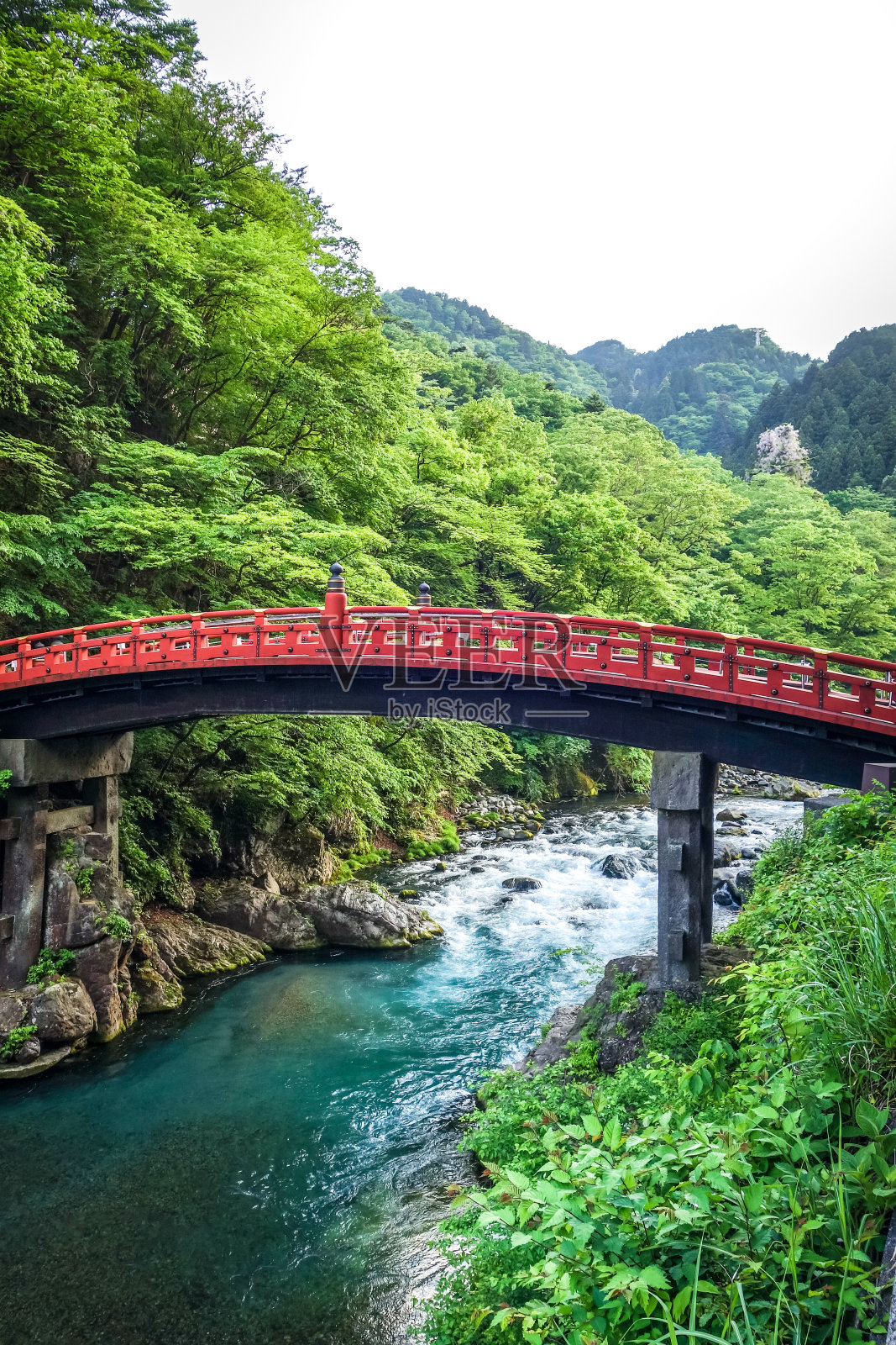 红桥，日光，日本照片摄影图片