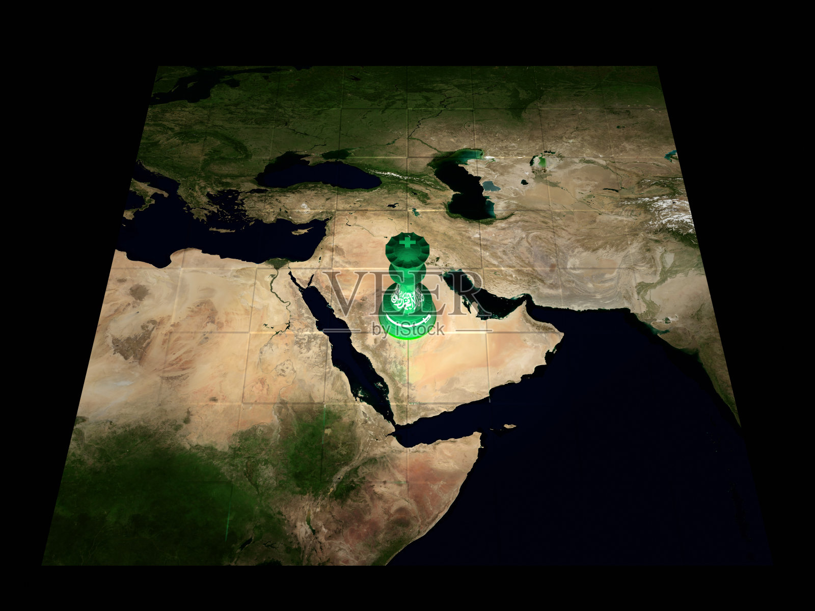 沙特阿拉伯象棋地图照片摄影图片