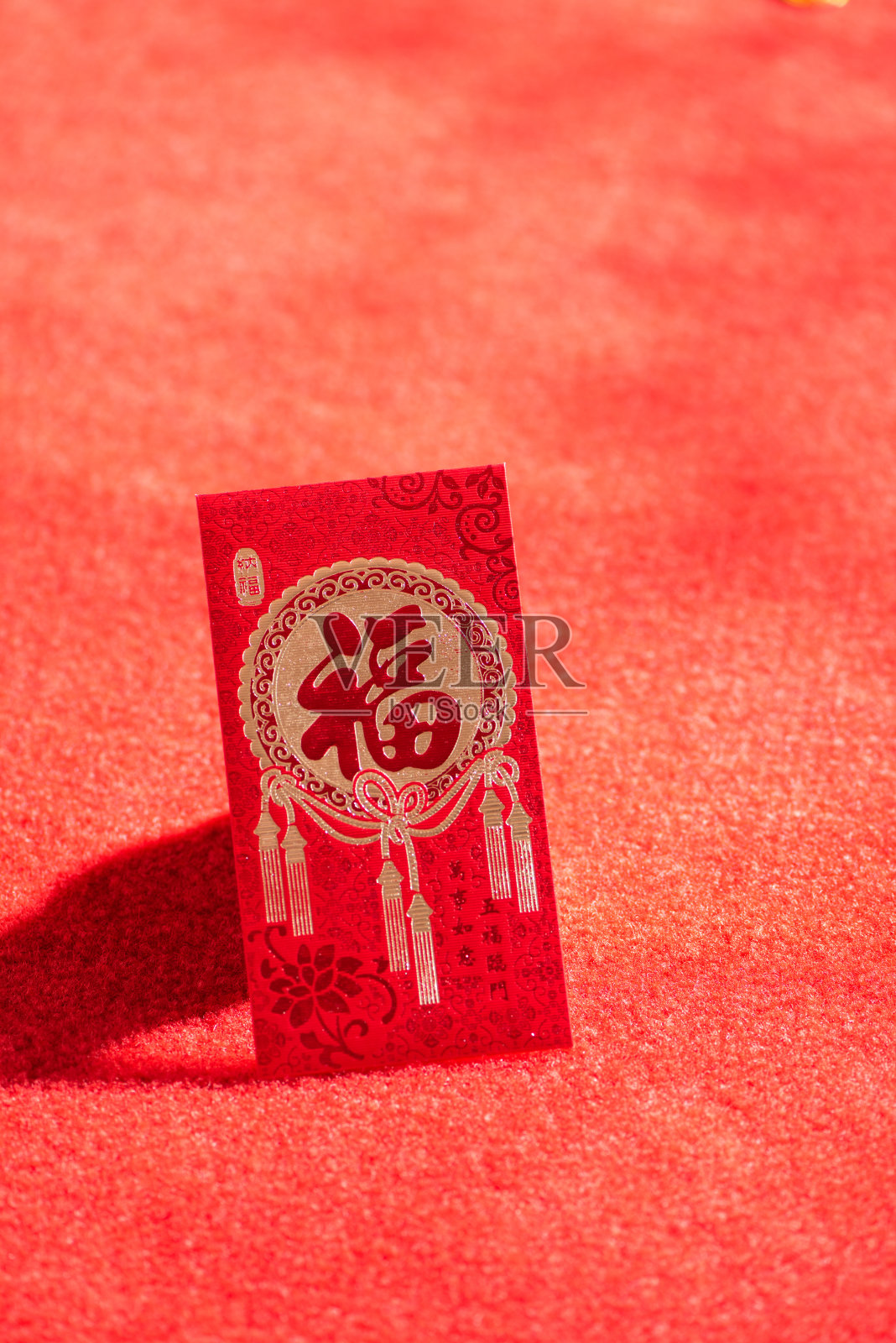 中国春节红包的背景照片摄影图片