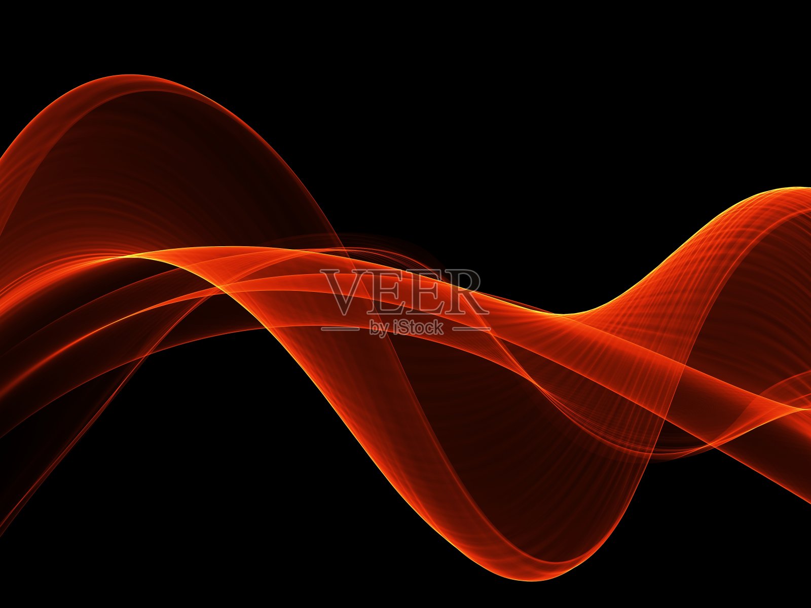 抽象的橙色波浪背景。模板设计照片摄影图片