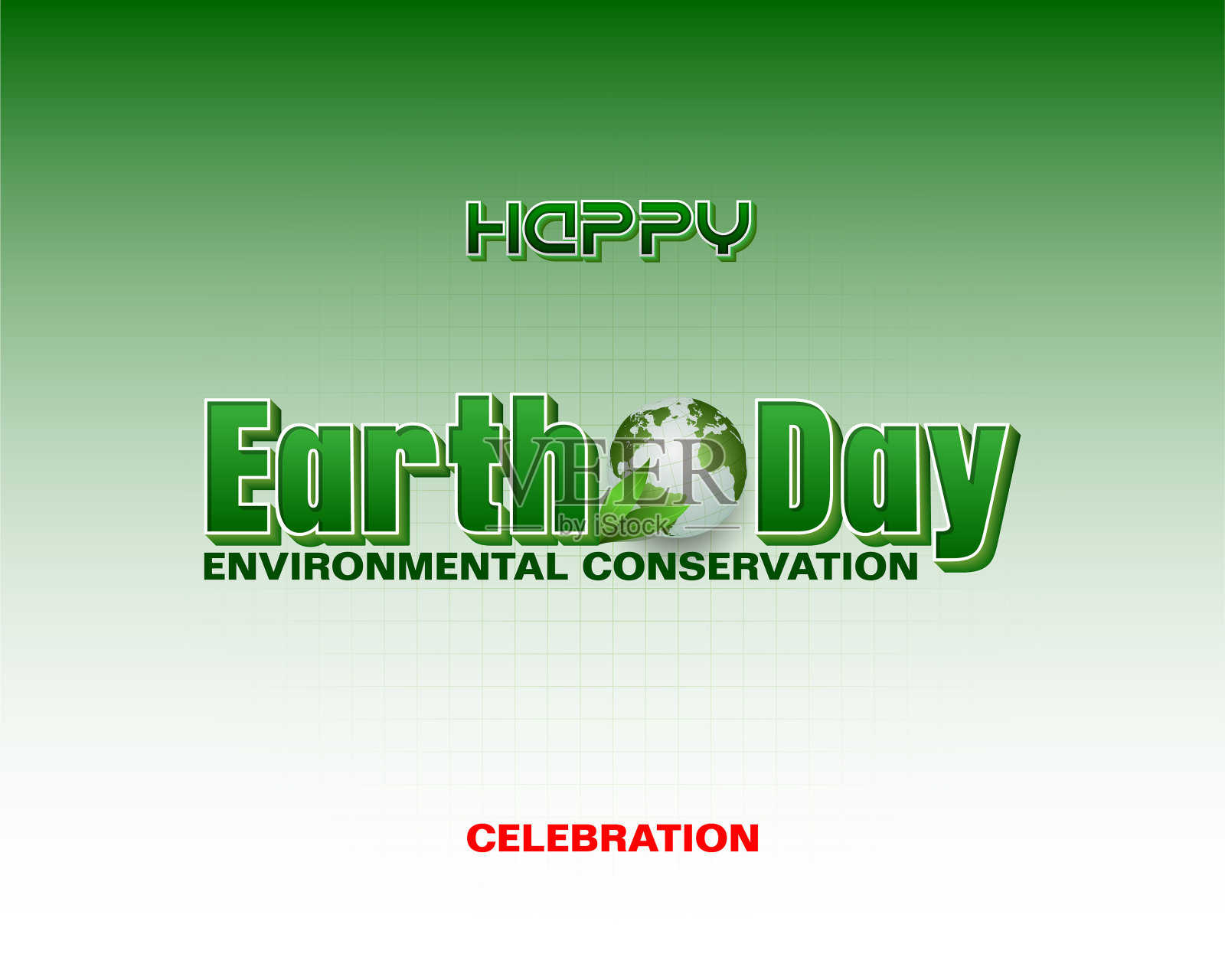 庆祝地球日和保护环境设计模板素材
