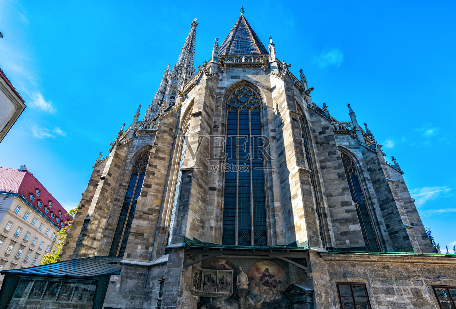 奥地利的维也纳。圣斯蒂芬教堂(Stephansdom)照片摄影图片
