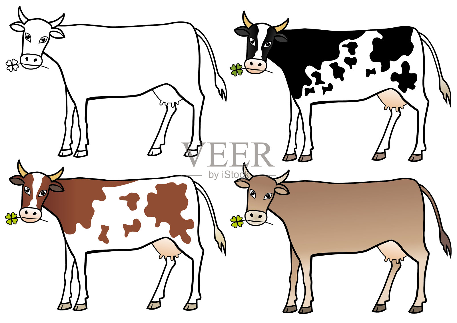 牛设计元素图片
