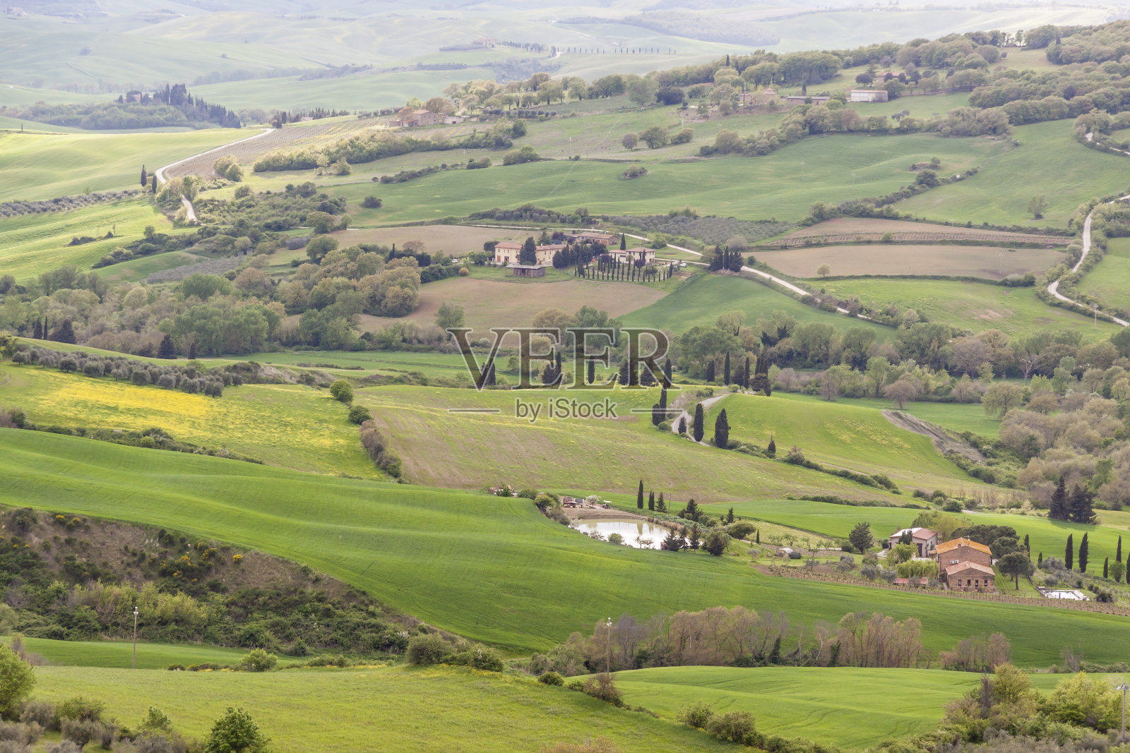 意大利托斯卡纳的农场。照片摄影图片