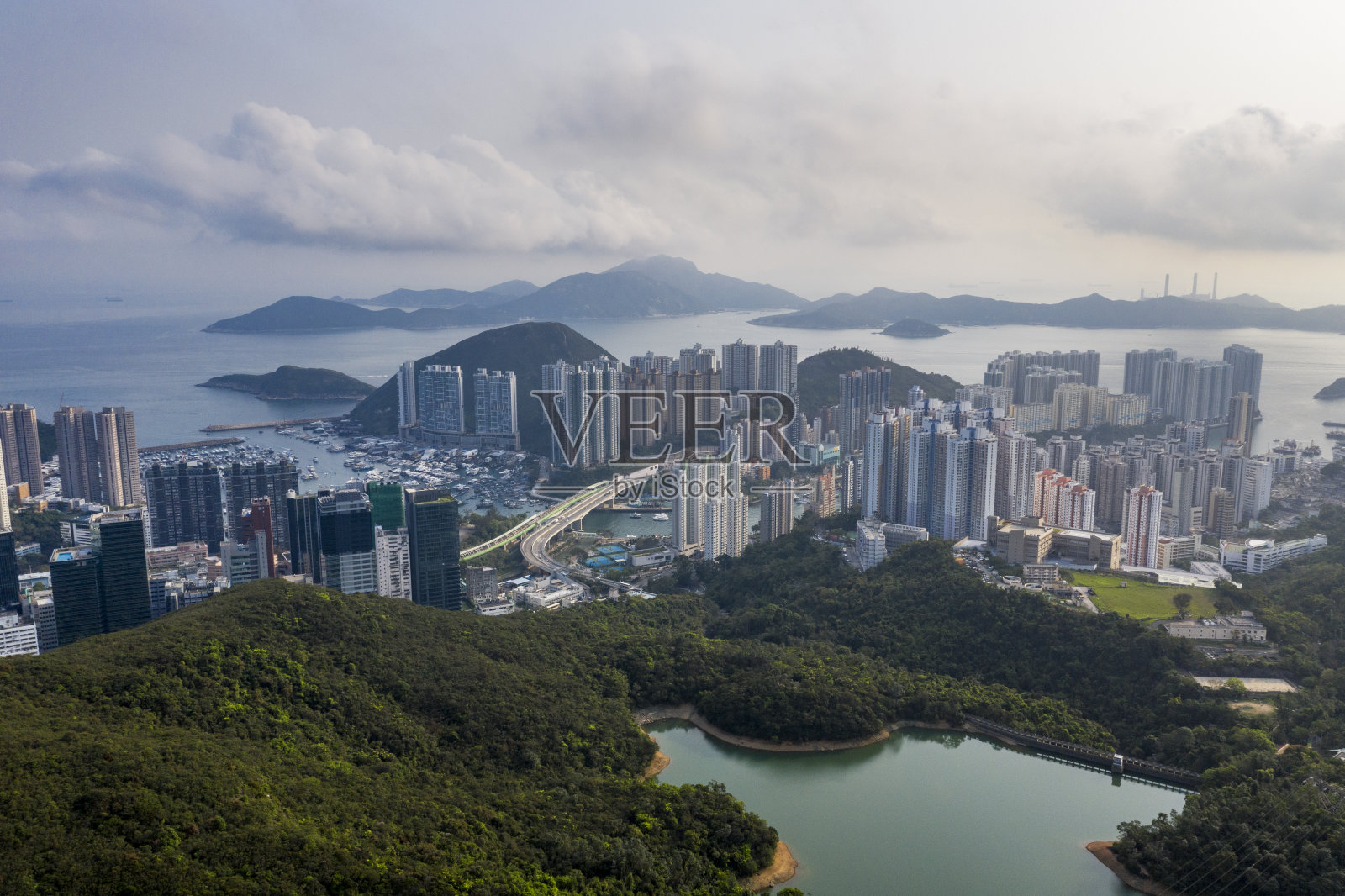香港海洋公园鸟瞰图照片摄影图片