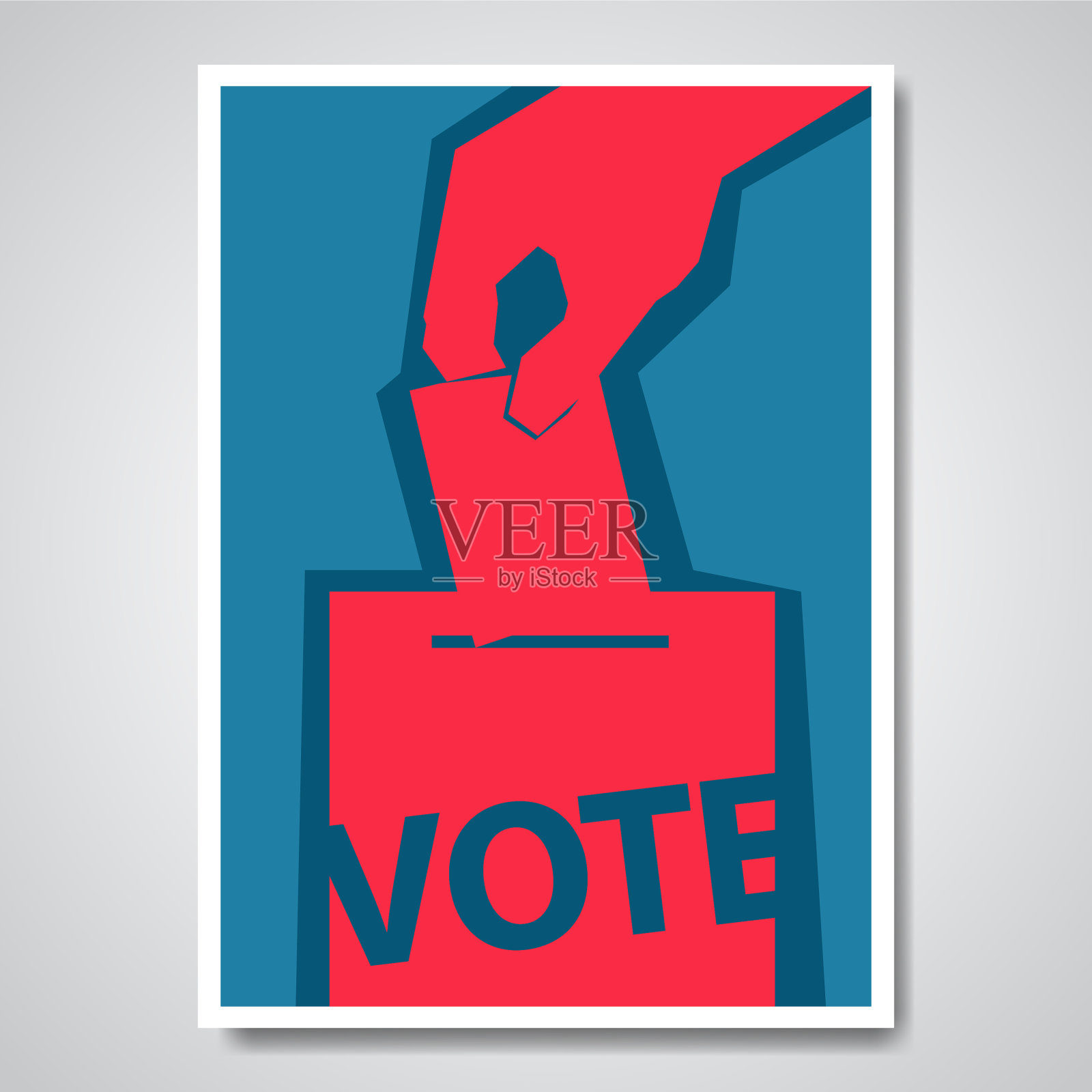 投票及选举封设计设计模板素材