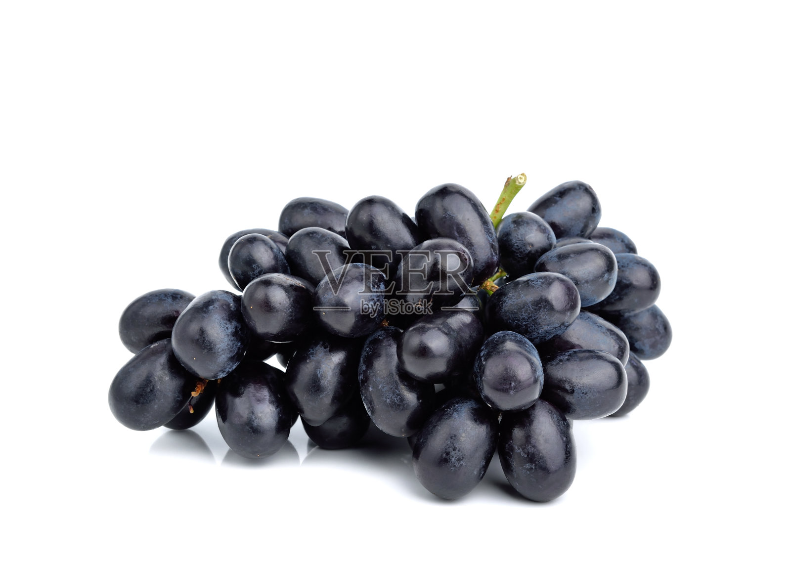 黑葡萄和白葡萄的特写照片摄影图片
