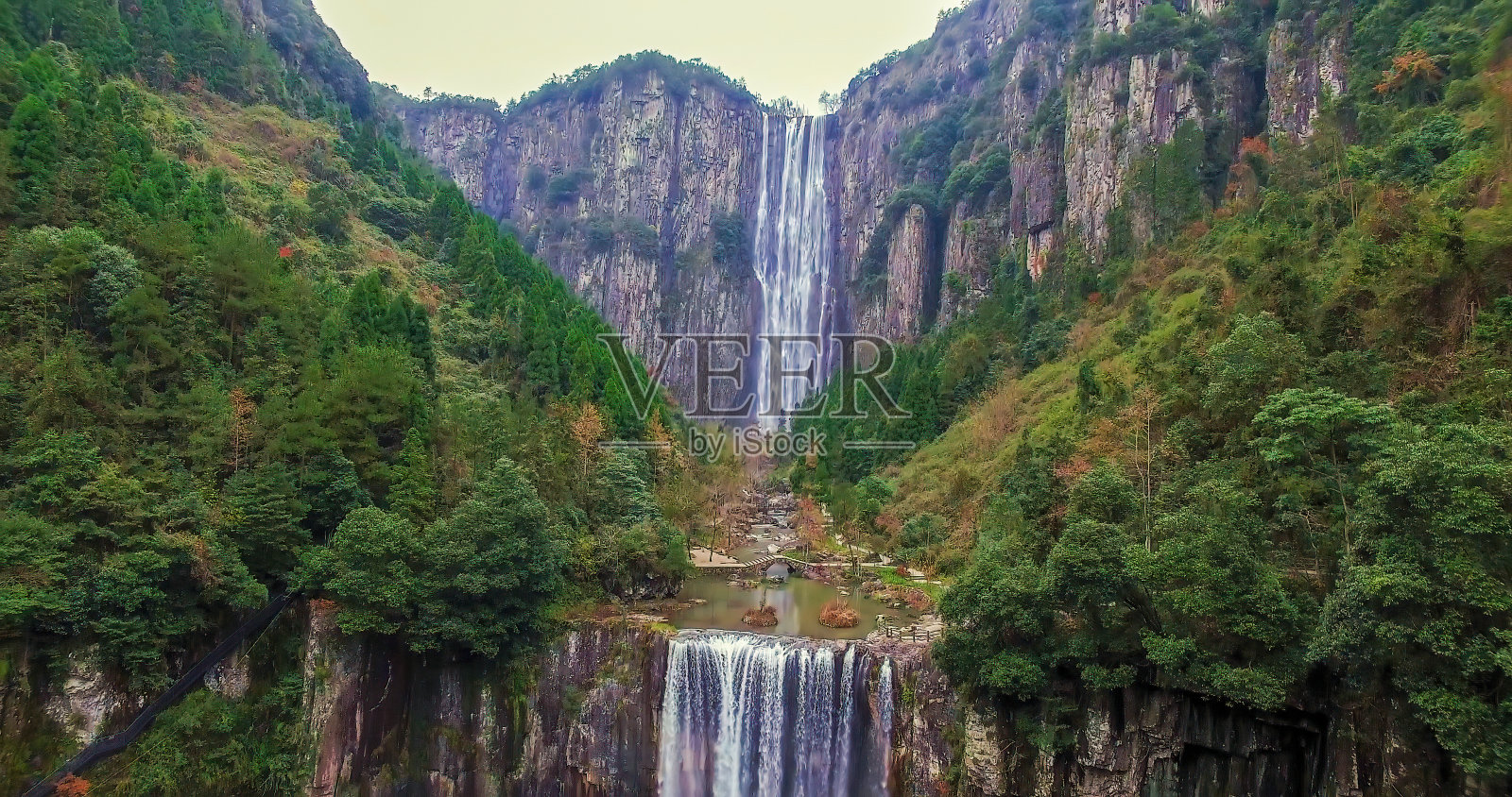 温州瀑布旅游照片摄影图片
