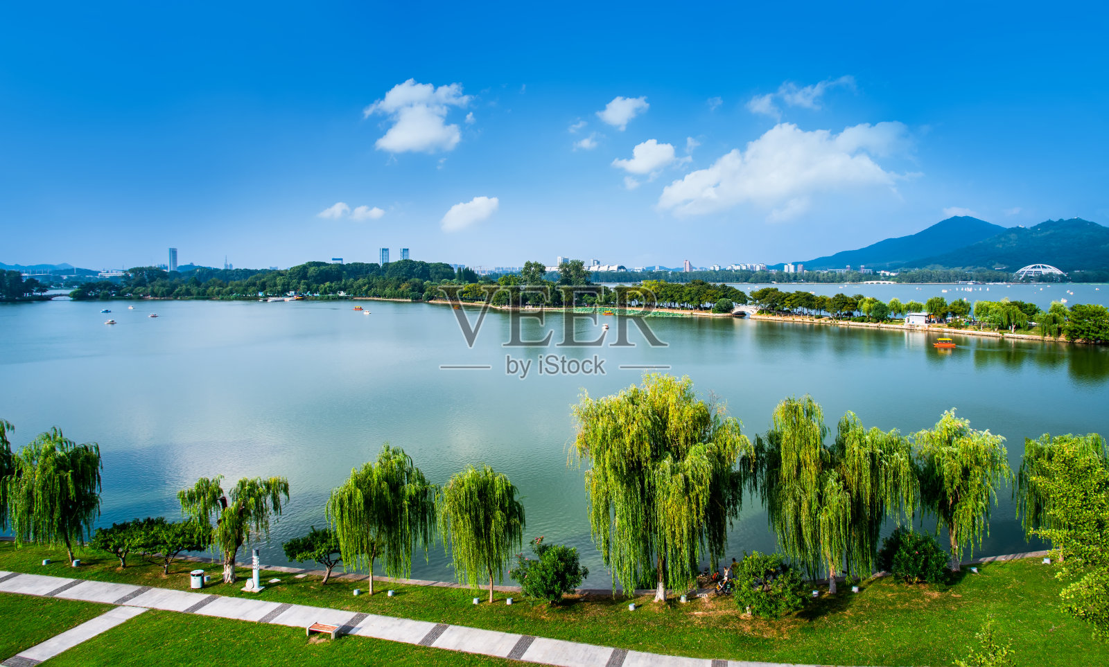南京玄武湖公园的景色照片摄影图片
