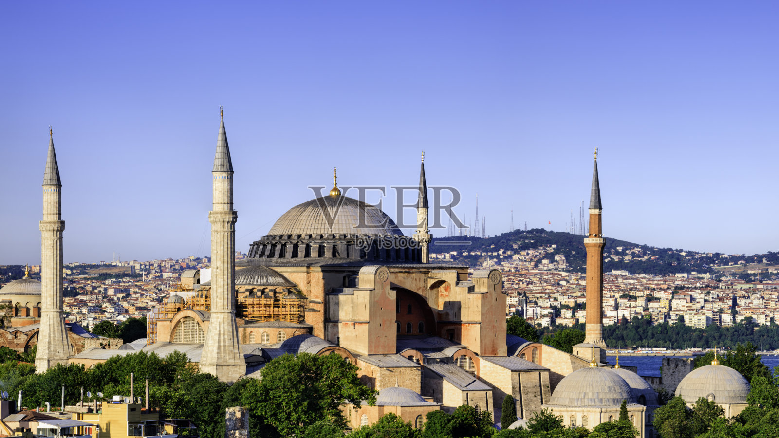 圣索菲亚大教堂，土耳其伊斯坦布尔照片摄影图片