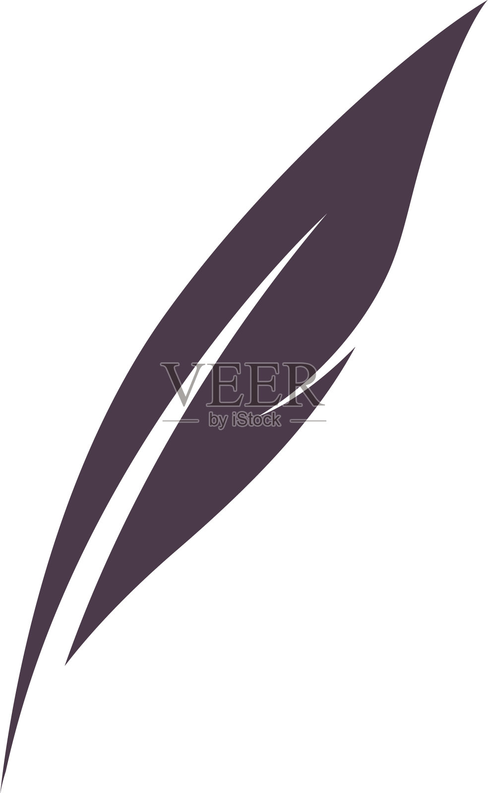 羽毛象征图标设计元素图片