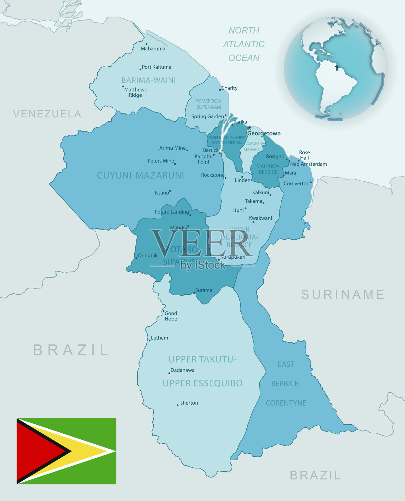 在风中挥舞的圭亚那国旗的特写. 圭亚那合作共和国是北部的一个国家 库存图片 - 图片 包括有 独立, 形状: 256683625