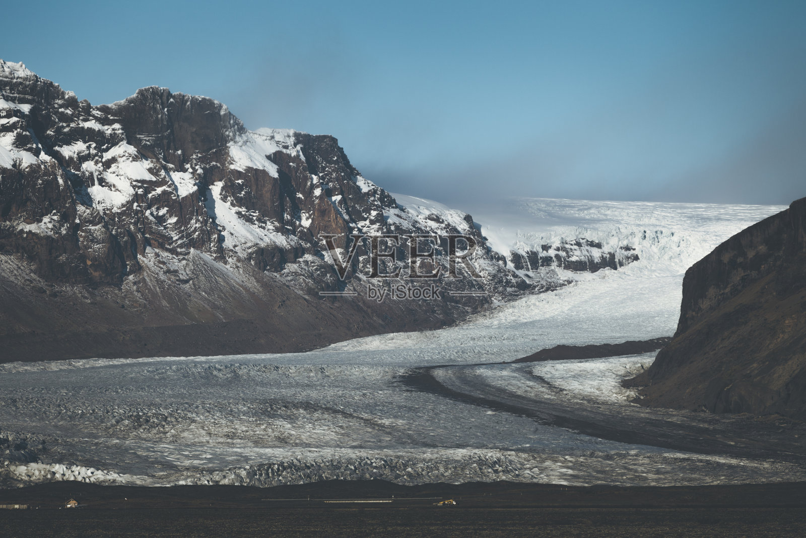 冰岛巨大的冰川照片摄影图片
