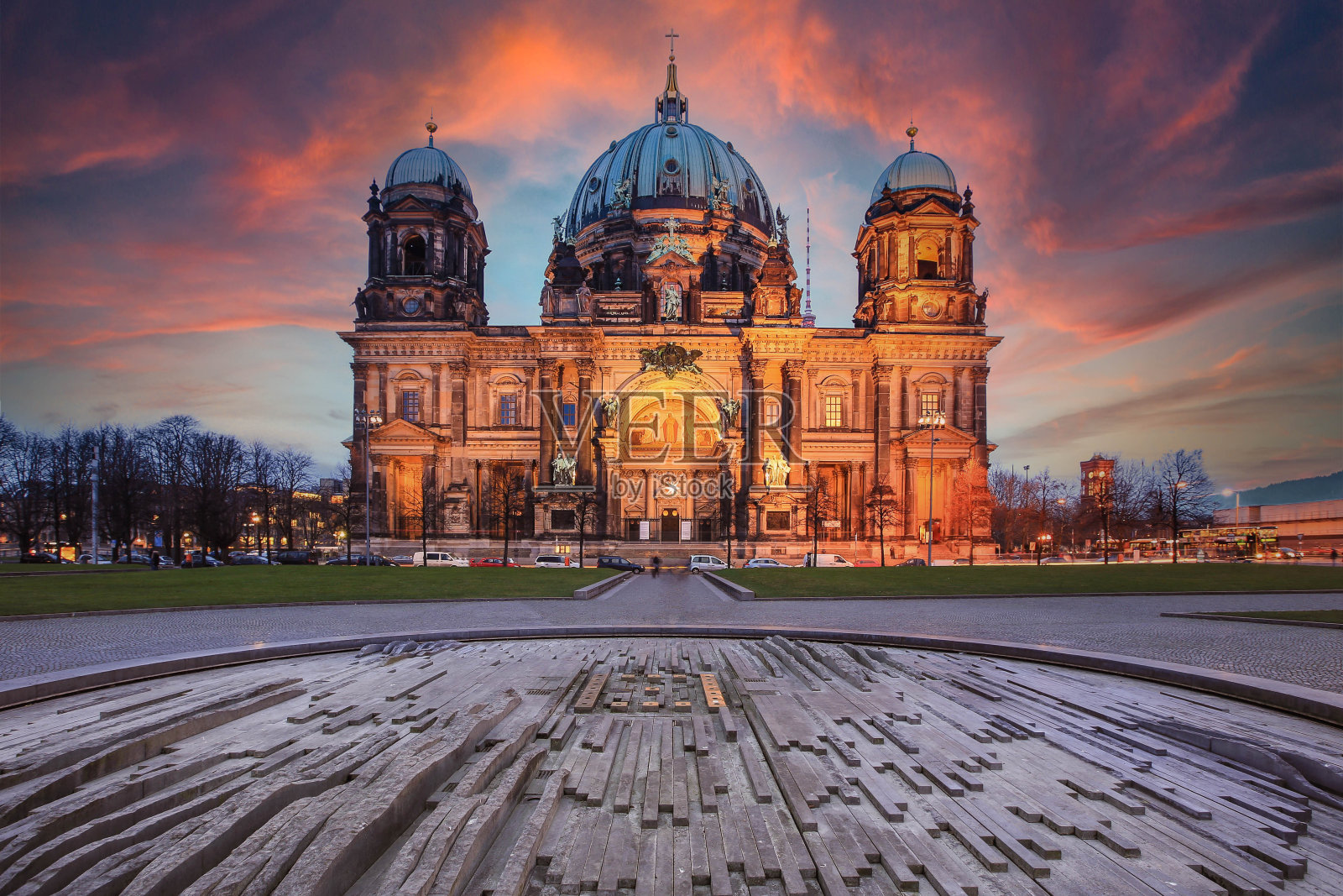柏林大教堂、德国照片摄影图片