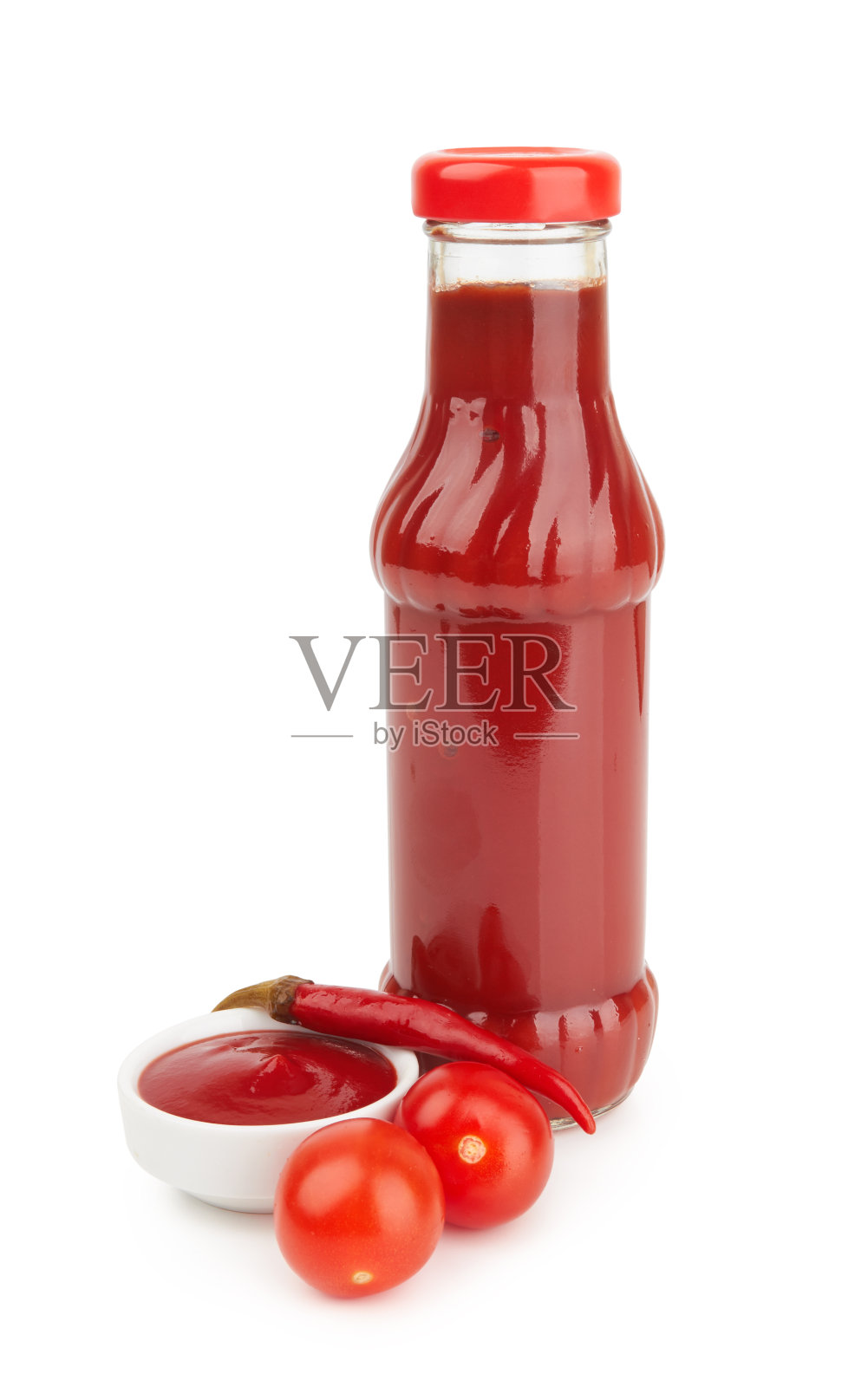 一瓶番茄酱照片摄影图片