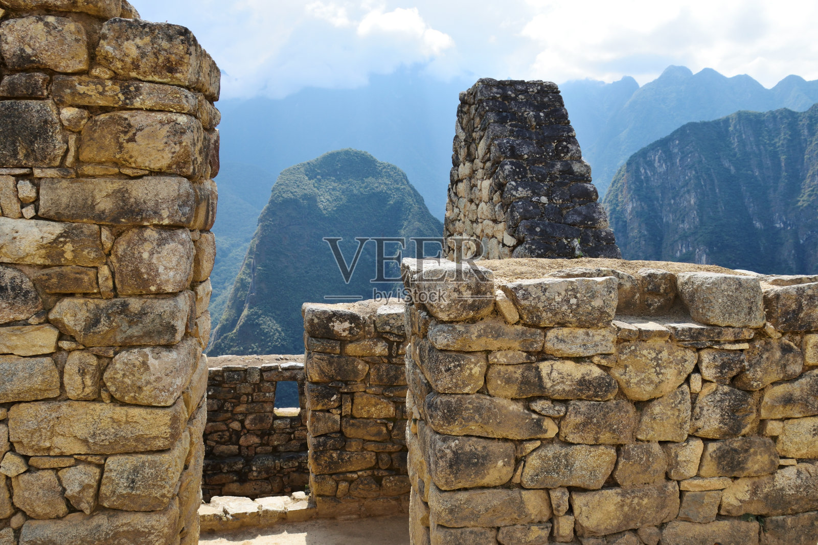 马丘比丘村庄废墟，秘鲁照片摄影图片