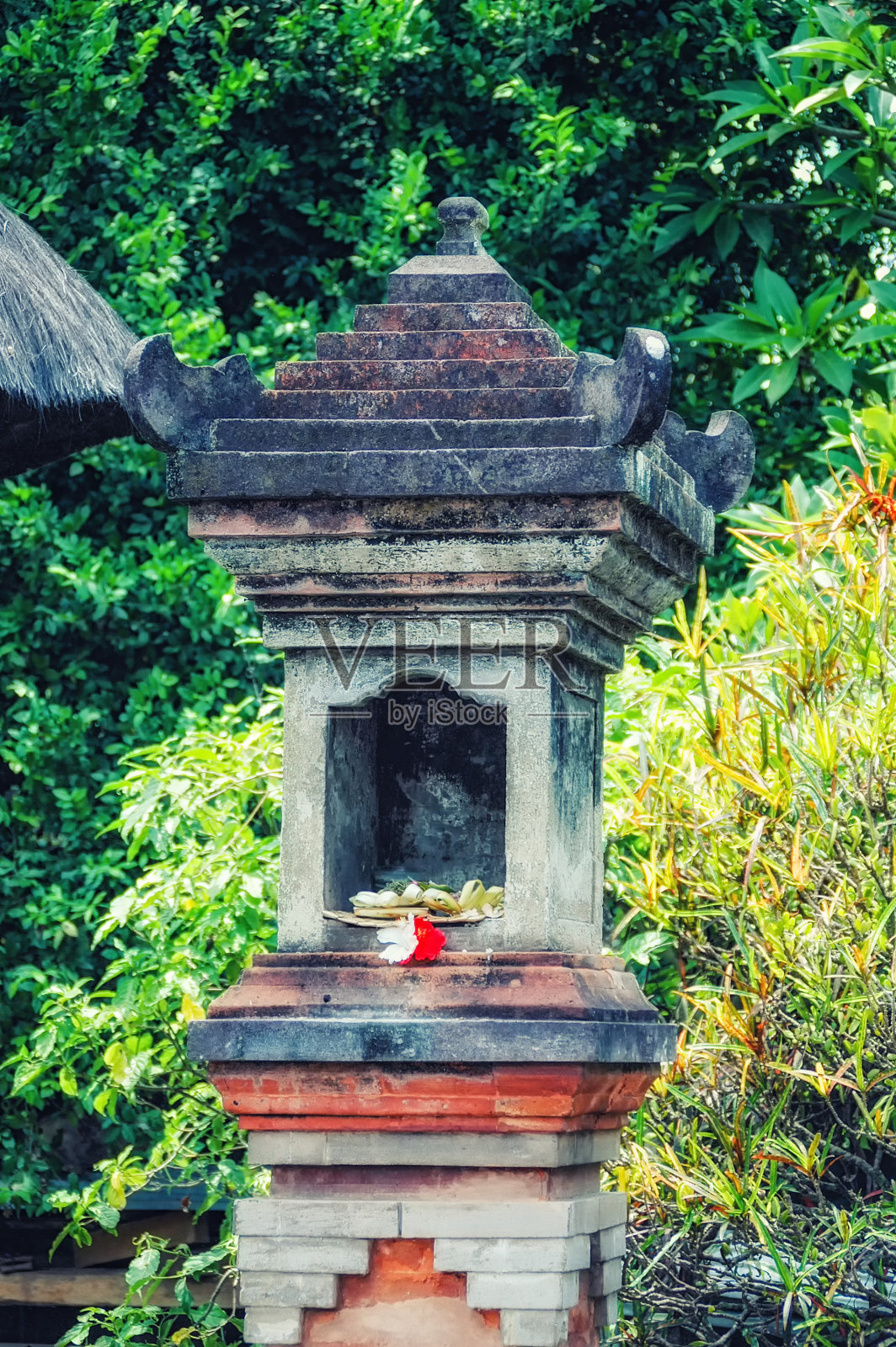 印度尼西亚，巴厘岛，paying村，Fruits村，普拉坦坦坦，新印度教寺庙照片摄影图片