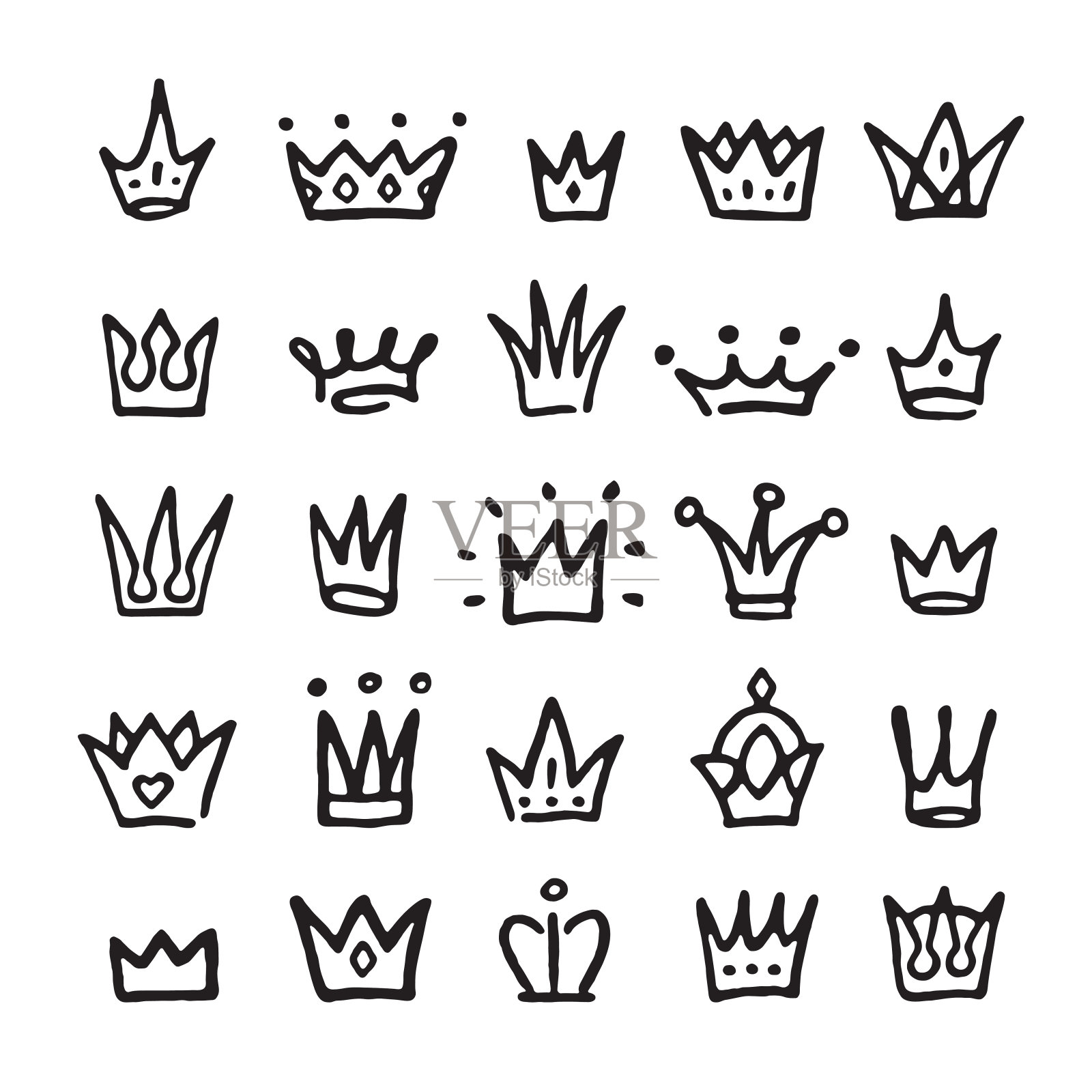 剪影黑色王族皇冠, 剪影, 宗族, 傳承素材圖案，PSD和PNG圖片免費下載