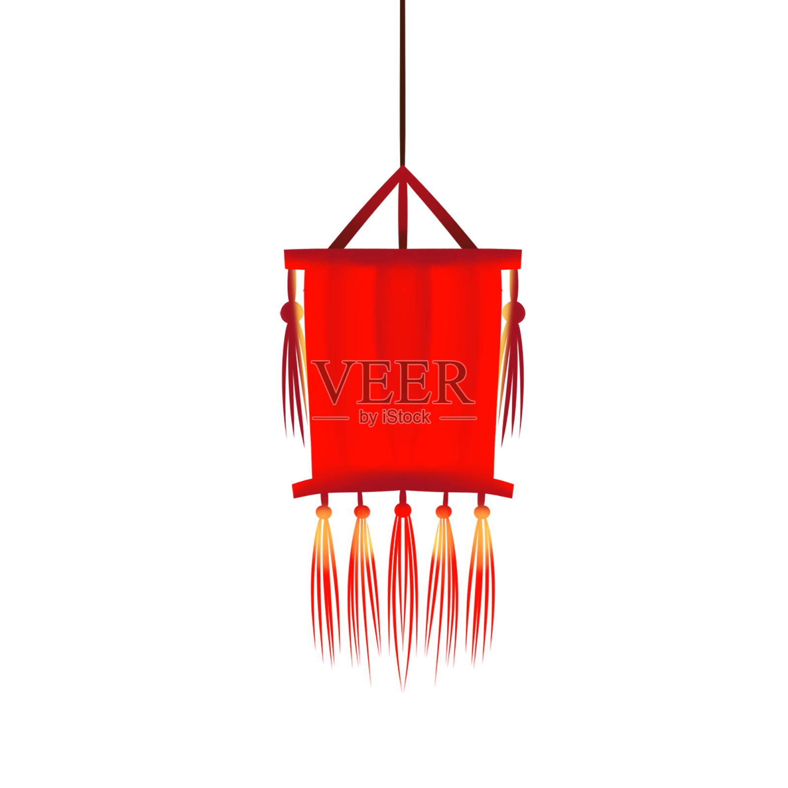新春挂饰灯笼设计元素图片