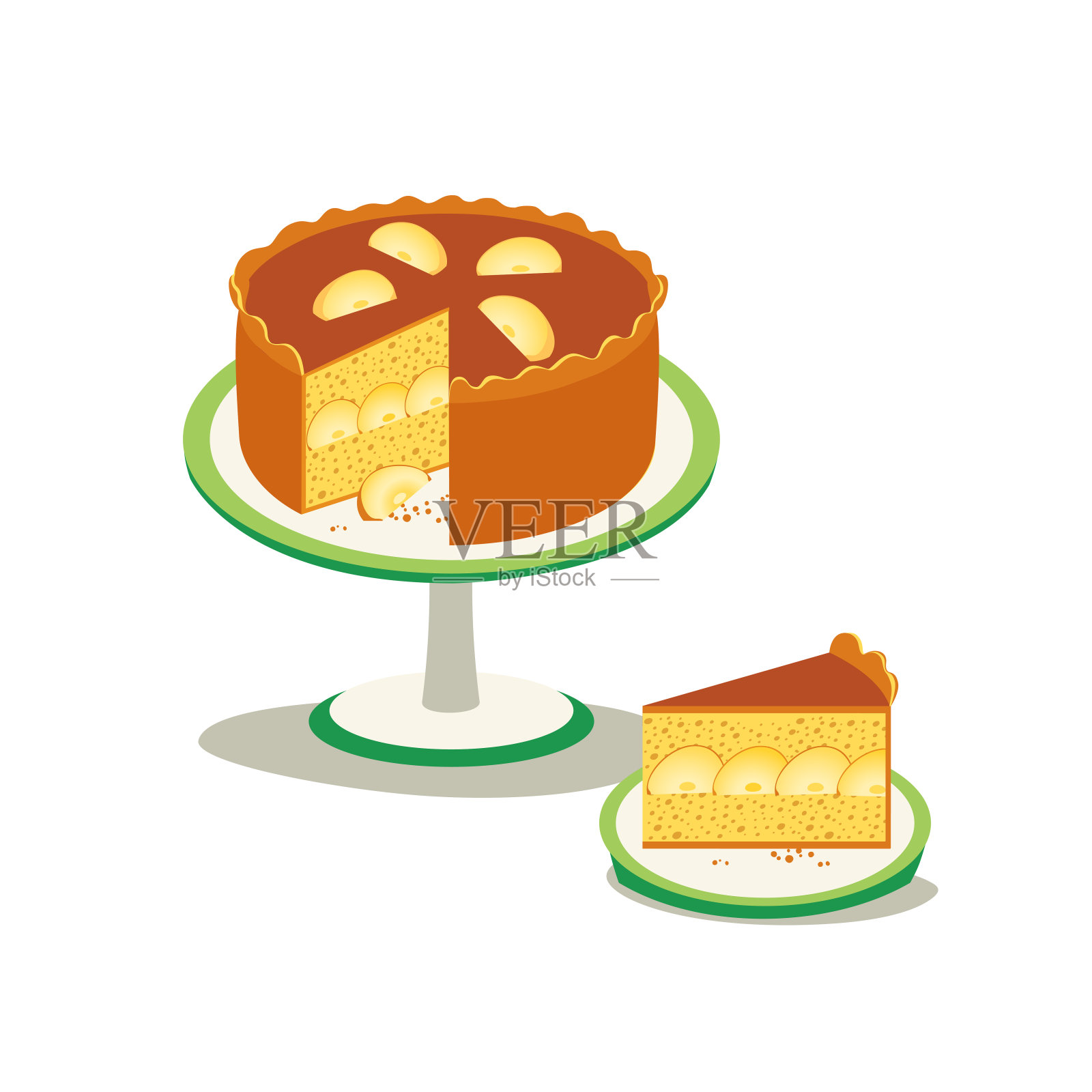 蘋果蛋糕 6吋 食材做法都簡單 by Loop Dessert - 愛料理