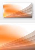 橙色流线几何立体背景背景图片