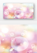 粉色渐变光效气泡背景背景图片