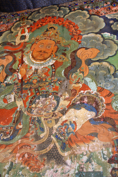 色拉寺壁画图片