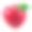 新鲜的红苹果，叶子孤立在白色上。素材图片