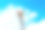 一只鸵鸟在蓝天白云上方的特写肖像素材图片