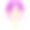 矢量插图的女孩的头在紫色的假发素材图片
