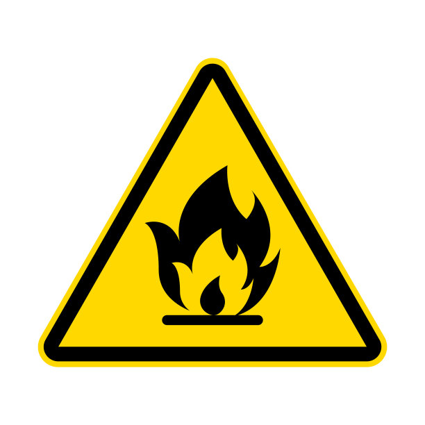 自燃物品的安全标志图图片