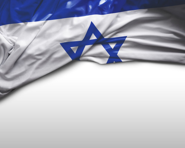 以色列挥舞着国旗图片下载