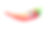 水彩红辣椒与惊奇的眼睛在卡哇伊风格的白色背景孤立素材图片
