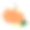 橙色扁南瓜，有绿色条纹和卷须素材图片